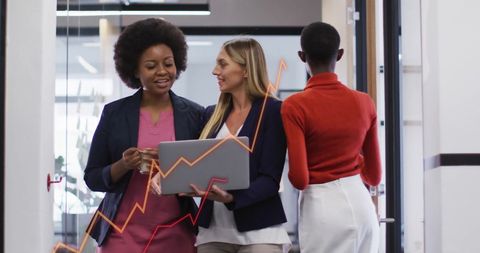 Diverse Business Team Analyzing Data in Modern Office Environment - Download Free Stock Images Pikwizard.com