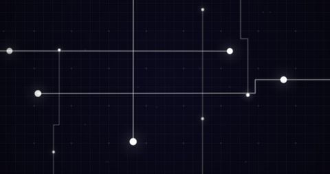 digital interface grid with glowing points on dark background - Download Free Stock Images Pikwizard.com