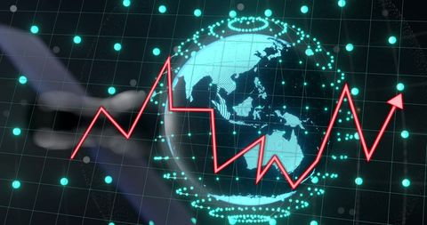 Global Data Processing with Artificial Intelligence Conceptual Visualization - Download Free Stock Images Pikwizard.com
