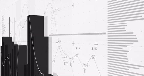 Digitized Financial Data with Graphs and Charts - Download Free Stock Images Pikwizard.com