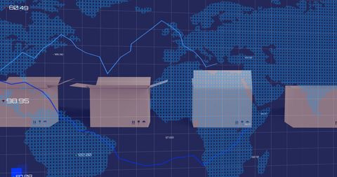 global supply chain technology overview with data analytics - Download Free Stock Images Pikwizard.com