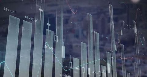 digital data analysis over city landscape - Download Free Stock Images Pikwizard.com