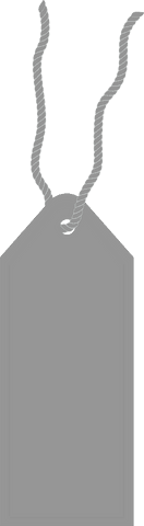 Grey Label Tag with Rope on Transparent Background for Retail Use - Download Free Stock Videos Pikwizard.com