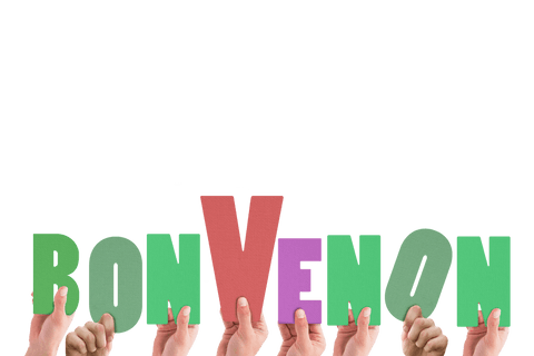 Energetic Hands Raising Bonvenon Message on Transparent Background - Download Free Stock Videos Pikwizard.com