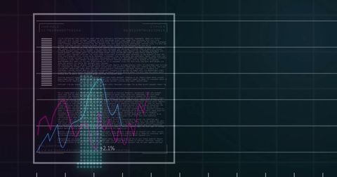 Modern data analytics dashboard interface