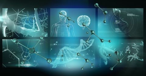 futuristic medical data processing with digital interfaces - Download Free Stock Images Pikwizard.com