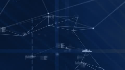 Digital Network Connections and Data Visualization