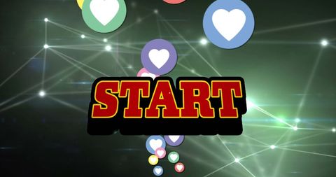 Start of Digital Network and Social Media Interface - Download Free Stock Images Pikwizard.com