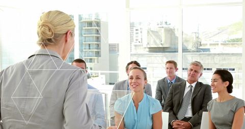 Business Team Engaged in Corporate Presentation - Download Free Stock Images Pikwizard.com