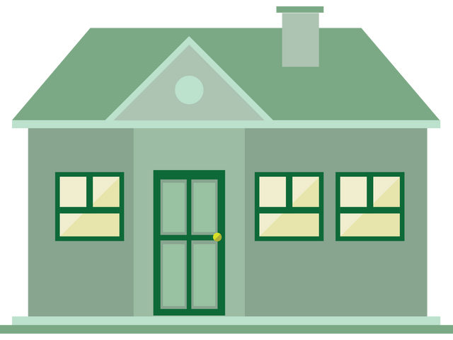 Green House Illustration on Transparent Background with Windows and Door - Download Free Stock Videos Pikwizard.com