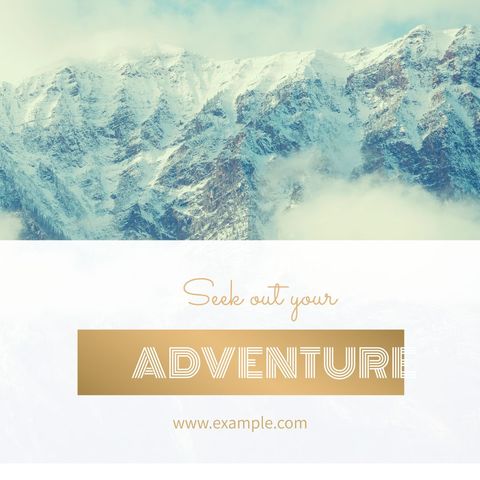 Majestic Snow-Covered Mountains Inspiring Adventure and Exploration - Download Free Stock Templates Pikwizard.com