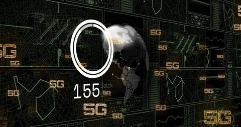 5g network technology and digital global data integration - Download Free Stock Images Pikwizard.com