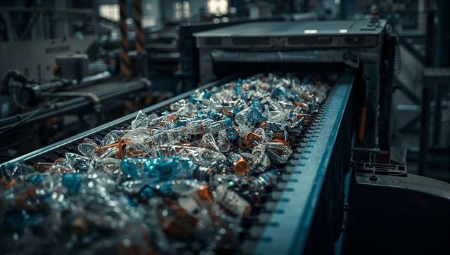 Conveyor belt automation in high-tech manufacturing plant