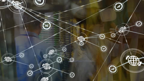 Digital Network Connections in Busy Workplace Environment