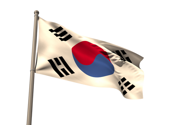 South Korean Flag Waving on Transparent Background - Download Free Stock Videos Pikwizard.com