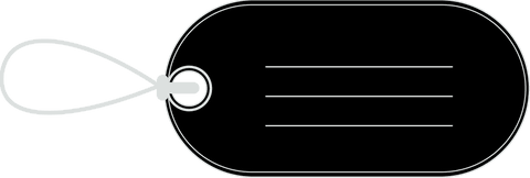 Blank Luggage Tag with Transparent Background for Labels or DIY Projects - Download Free Stock Videos Pikwizard.com