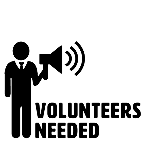 Volunteers Needed Text Overlay with Transparent Background - Download Free Stock Videos Pikwizard.com