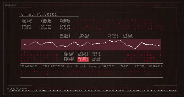 Futuristic Breaking Code Sequence on Dark Digital Screen - Download Free Stock Images Pikwizard.com