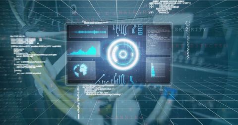 Digital Interface with Data Analytics in Futuristic Design - Download Free Stock Images Pikwizard.com
