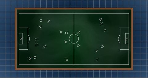 Tactical Soccer Formation on Digital Board