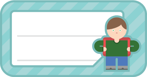 transparent id card illustration with boy character and copy space - Download Free Stock Videos Pikwizard.com