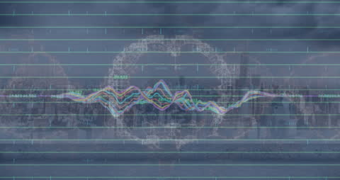 Abstract Data Interface Merging Brain and Cityscape