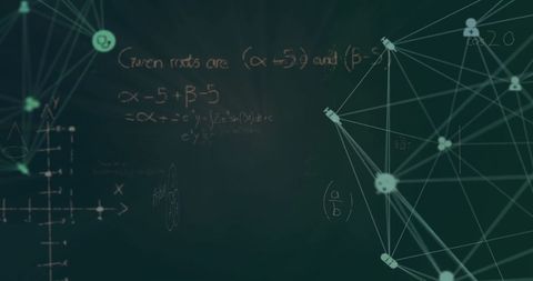 Abstract Network Connections and Data Over Dark Digital Background - Download Free Stock Images Pikwizard.com