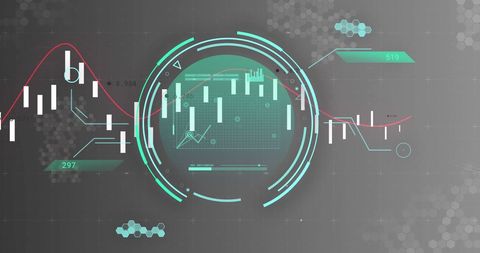 Futuristic Science Data Processing and Diagrams Interface - Download Free Stock Images Pikwizard.com