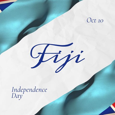 fiji independence day celebration on october 10 - Download Free Stock Templates Pikwizard.com