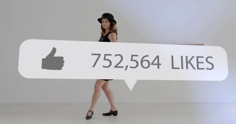 Fashion Forward Performer Gaining Social Media Fame