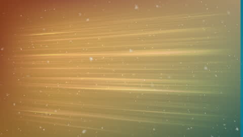 Abstract Dots and Lights Animation on Yellow Background