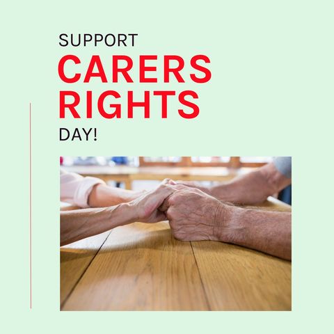 Hands Holding for Carers Rights Day Awareness and Support - Download Free Stock Templates Pikwizard.com