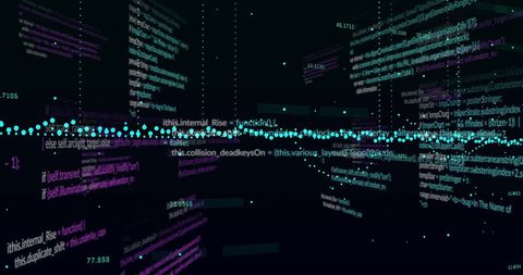 Dynamic Data Processing with Digital Interface - Download Free Stock Images Pikwizard.com