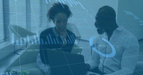 Business People Analyzing Financial Data Trends on Computer - Download Free Stock Images Pikwizard.com