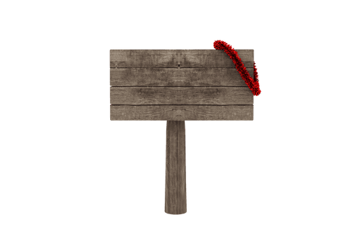 Transparent Rustic Signboard with Red Christmas Garland - Download Free Stock Videos Pikwizard.com