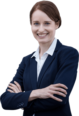 transparent confident businesswoman smiling in formal suit - Download Free Stock Videos Pikwizard.com