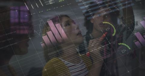 Collaboration in Financial Data Analysis - Download Free Stock Images Pikwizard.com