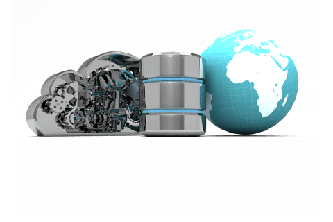 transparent tech icon with cloud database and global connectivity - Download Free Stock Videos Pikwizard.com