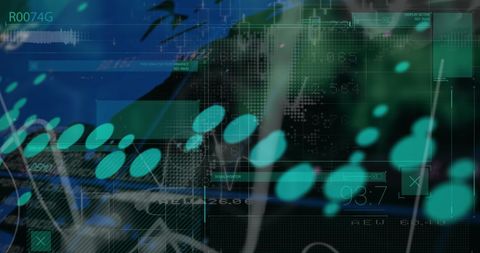 Futuristic Digital Interface with Global Business Data Visualizations - Download Free Stock Images Pikwizard.com