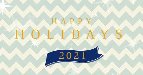 Happy Holidays 2021 Christmas Greeting Card