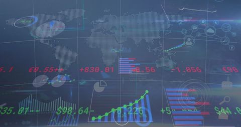 Global Stock Market Data Over World Map - Download Free Stock Images Pikwizard.com