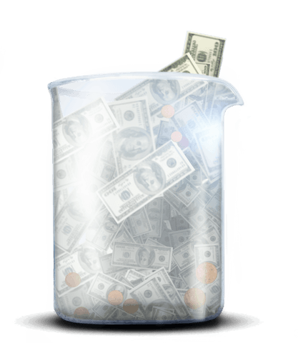 transparent glass container overflowing with us currency - Download Free Stock Videos Pikwizard.com