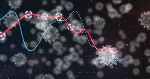 covid-19 pandemic statistics and virus visualization - Download Free Stock Images Pikwizard.com