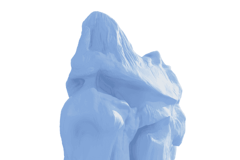 icy blue transparent iceberg vector illustration on isolated background - Download Free Stock Videos Pikwizard.com