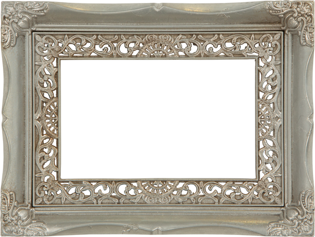 Decorative Grey Frame on Transparent Background for Artwork or Photography display - Download Free Stock Videos Pikwizard.com