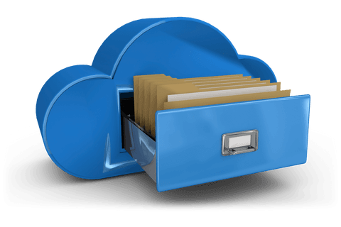 digital cloud storage with drawer on transparent background - Download Free Stock Videos Pikwizard.com