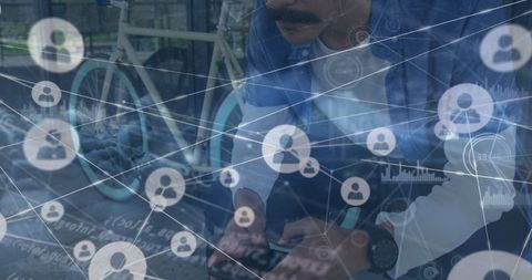 Digital Connectivity with Smartphone and Bicycle