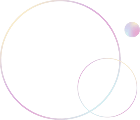 overlapping pastel gradient rings on transparent background - Download Free Stock Videos Pikwizard.com