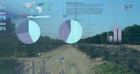 Digital Analytics Projection on Natural Rural Path