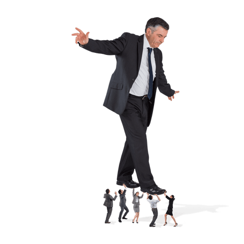 caucasian businessman on team shoulders transparent concept - Download Free Stock Videos Pikwizard.com